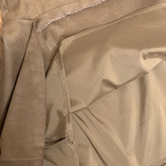 *NWT* Tommy Hilfiger Congac Faux Suede Swing Skirt - Picture 7 of 9